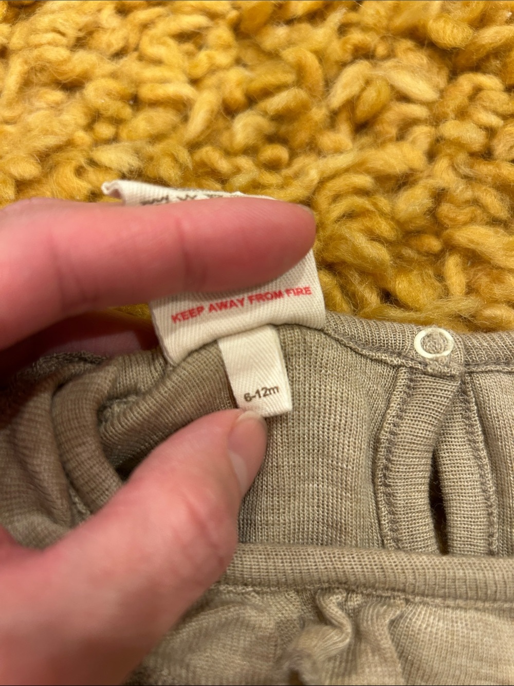 Siskin Wool onesie - Picture 3 of 3